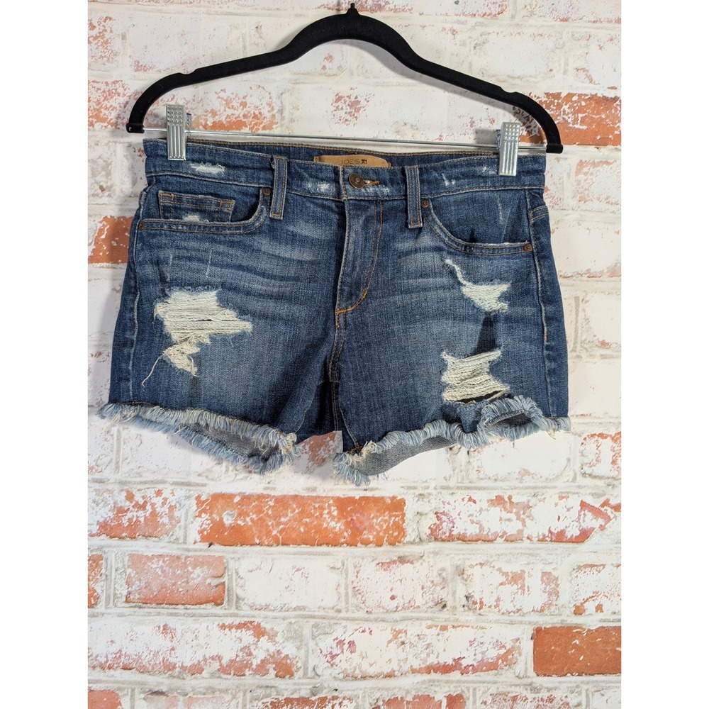 Joe's Jeans Denim‎ Shorts Womens 25 Blue Distressed Frayed Hem Cutoff